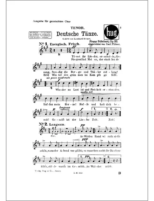 Deutsche Tänze